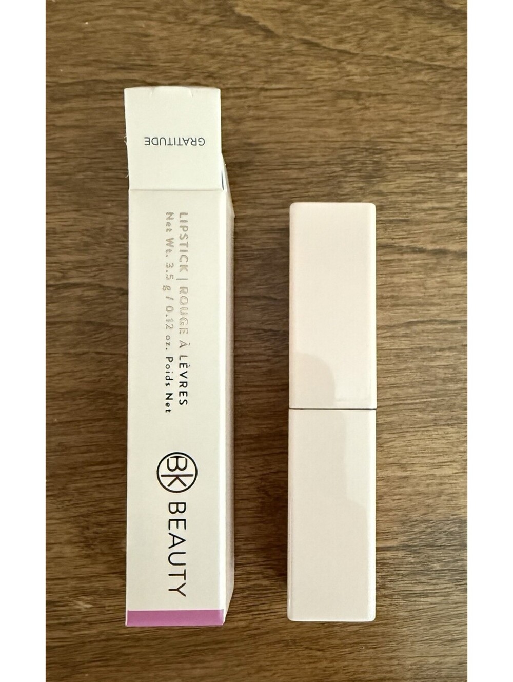 BK Beauty Lipstick GRATITUDE Discontinued Cruelty Free Vegan NIB